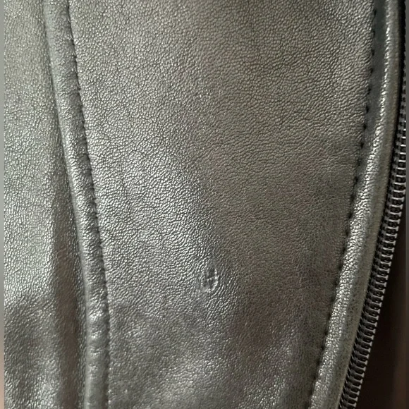 Kenneth Cole Reaction Black Leather Jacket - Picture 10 of 13